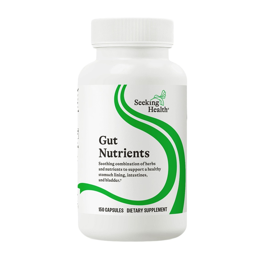 Optimal GI | Glutamine-Free Supplement | Digestive and Gastrointestinal Support | Seeking Health (150 Capsules) | 30 Servisler