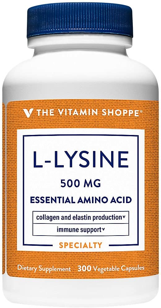 The Shoppe L-Lysine 500MG Once Daily (300 Capsules)