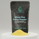 Holistic Bin Organic Pine Pollen Toz İlaç Not, Wild Harvested, Golden California Pine Pollen | No GMO, Nomixs | Pure Pollen Supplement Made from The Ghost Pine Tree, 20 g