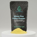 Holistic Bin Organic Pine Pollen Toz İlaç Not, Wild Harvested, Golden California Pine Pollen | No GMO, Nomixs | Pure Pollen Supplement Made from The Ghost Pine Tree, 20 g