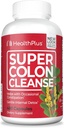 Sağlık Plus Super Colon Cleanse: 10 Günlük Temiz -Detox | 12 Temiz, 480 Kont (Package değişebilir)