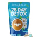 Skinny Boost Evening Detox Tea-14 Tea Bag Total, Supports Detox ve Cleanse, Bloating,% 100 All Natural, Vegan, Non GMO