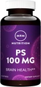 MRM Beslenme PS 100 mg | Phosphatidylserine | Beyin Sağlığı | Bellek + Öğrenme | Gluten-Free | 60 Hizmetler
