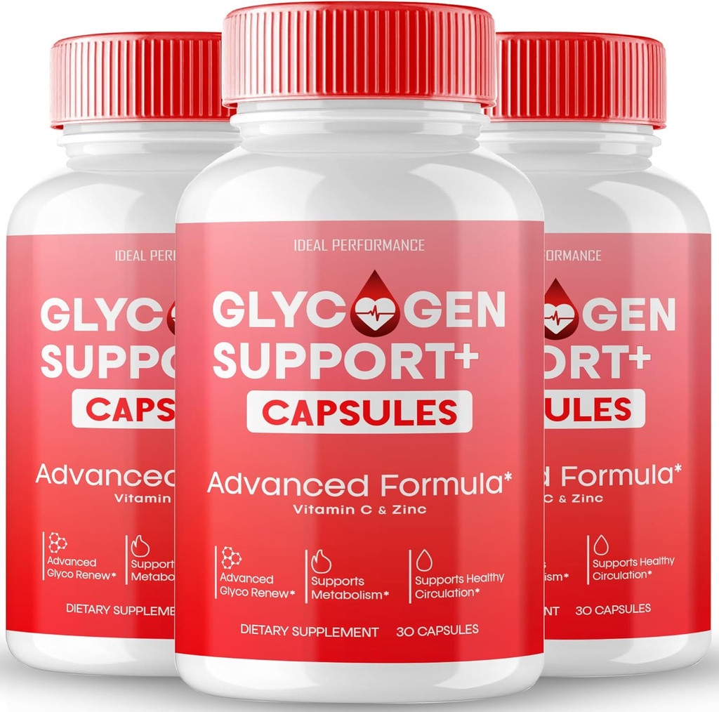 Glycogen Support Capsules, Advanced Formula Support Supplement, All Natural Formula Pills to maintain Health Levels, Genel Wellness - maksimum Güçlü, Glycogen Support Pills Yorumlar (3 Pack)