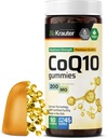 BIO KRAUTER CoQ10 200 mg Gummies - 90 Vegan Chews - Coenzyme Q10 Supplement - Yetişkinler için Pectin-Based Anti Guoksidies