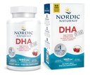 Kuzey Naturals DHA Xtra, Strawberry - 60 Soft Gels - 1660 mg Omega-3 - Beyin ve Nervous Sistem Desteği için Yüksek Lisans DHA Formula - Non-GMO - 30 Hizmet