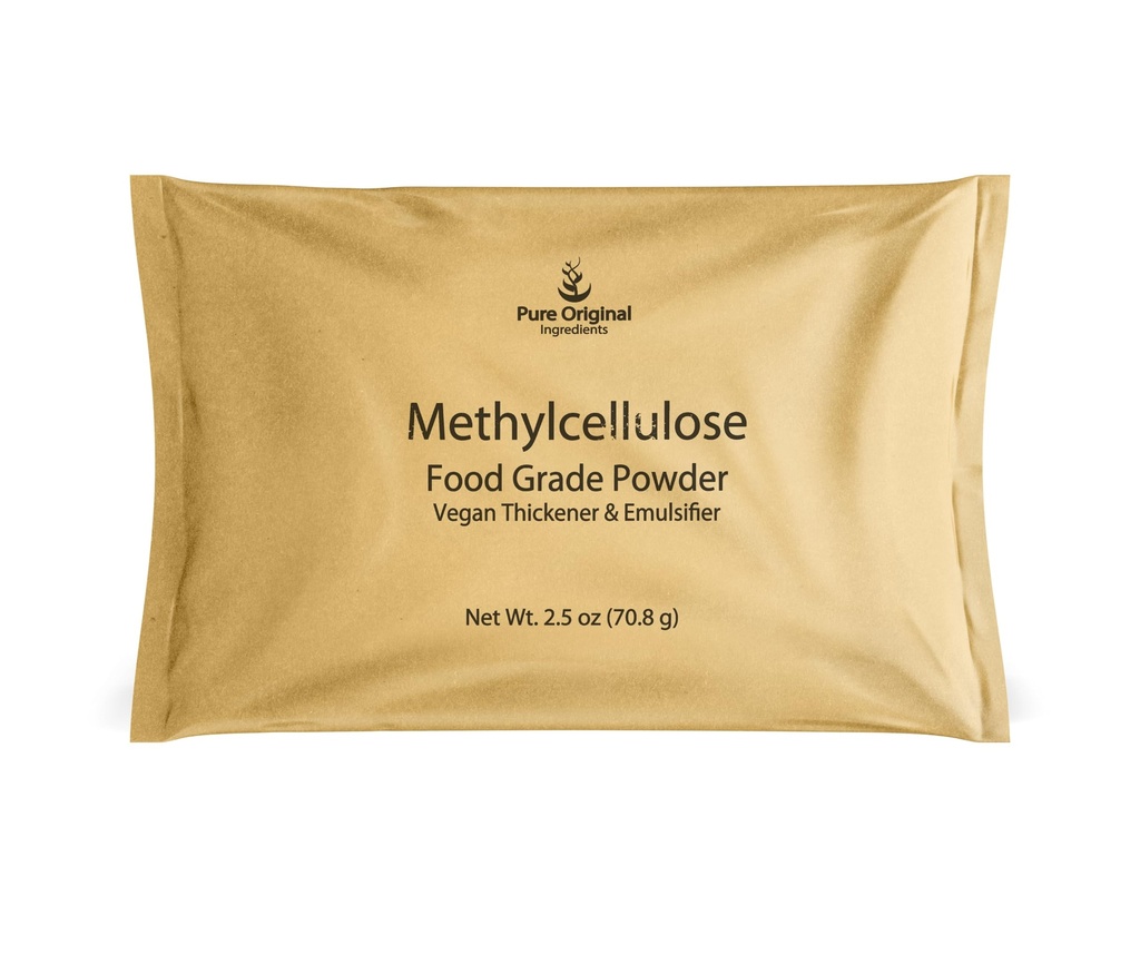 PURE ORIGINAL INGREDIENTS Mecellulose (2.5 oz) Her zaman Saf, Kanen ve Emülsifier, Gıda Grade