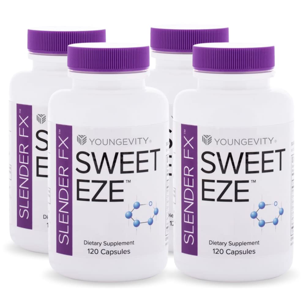Youngevity Slender FX Sweet EZE - 4 Pack 120 Κάψουλες ανά φιάλη...