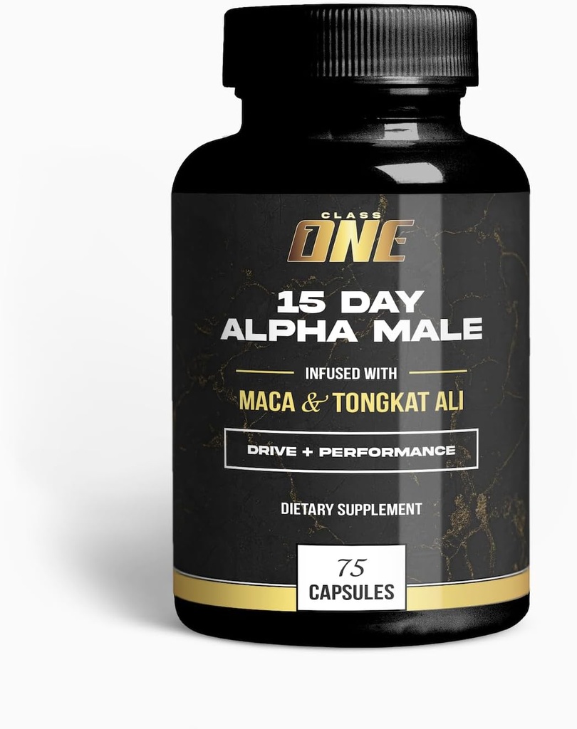 Alpha Male Καθημερινή Multi-Συμπλήρωμα – Πλήρης Φόρμουλα για Ζωτικότητα & Ευεξία – 60 Κάψουλες – Μη ΓΤΟ & Χωρίς Γλουτένη