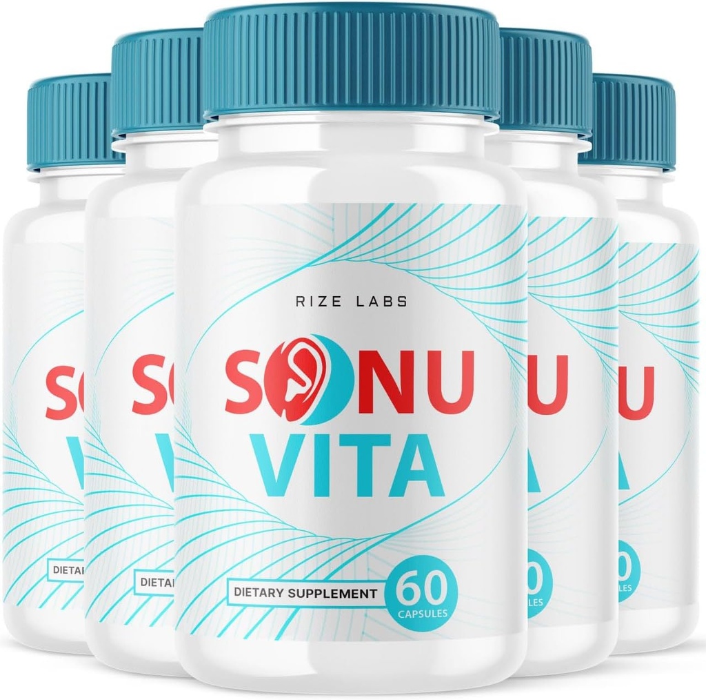 rize labs Συμπλήρωμα διατροφής Sonu Vita, Φόρμουλα στήριξης της ακοής, Κάψουλες μέγιστης αντοχής, Υποστηρίζει την υγιή ζωή - Συσκευασία των 5.300 καψακίων)