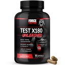 FORCE FACTOR Test X180 Erkekler için Kas oluşturmak, Güçlüliği artırmak ve Performansı Geliştirmek, Erkeklerin Sağlığı için 90 Capsules