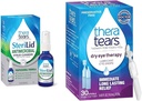 TheraTears SteriLid Eyelid Cleanser ve Kuru Eye Therapy Lubricant Eye Drops Sche, 2 fl oz ve 30 Vials