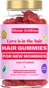 Gummy μαλλιών Προγεννητικές βιταμίνες για γυναίκες Εγκυμοσύνη με βιταμίνη Β6 - Pre Natal Multivitamin για γυναίκες & φολικό οξύ - 60 προγεννητική Gummies μαλλιών με φολικό οξύ (1Pack)