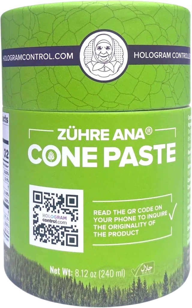 Pine Cone Paste - Alpha Pineen Helps with Shortness of Breath Relief, Coughing Symptoms, Immune Support & Enhanced Energy (8 oz) 8.0 Fl Oz
