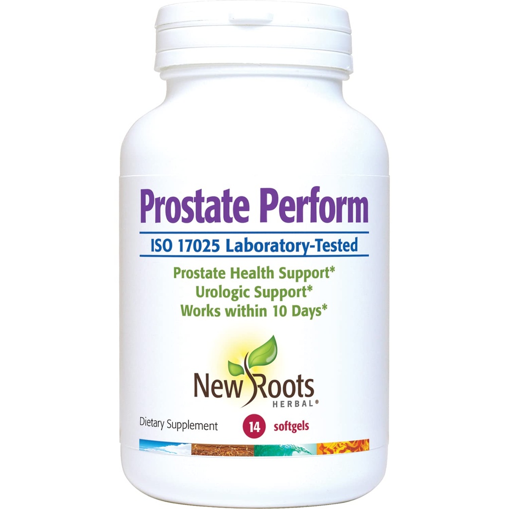 YENİ ROOTS HERBAL Prostate Supplement Saw Palmetto | 16 Herbals: Plant Sterols, Rye Flower, Borage Oil, Cranberry, Olive Oil, çinko, Selenium (14 Softgels) Urinary Health