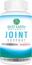 Best Earth Naturals Κοινή Υποστήριξη - Γλυκοζαμίνη, Χονδροϊτίνη, MSM & Ειδικές Βιταμίνες & Θρεπτικά συστατικά για την πλάτη, Hip & Κοινή Υποστήριξη - Κοινό συμπλήρωμα για αρθρώσεις, μυς & Ευελιξία 30 Ημέρα προσφοράς