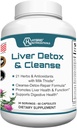 Hybrid Nutraceuticals Liver Cleanse Detox & Tamir - Süt Butle, Artichoke Extract, Dandelion Root