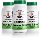 Christophers Formulas Πλήρης ιστό και οστά, 440mg, 100 κάψουλες (3 Συσκευασία)