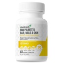 Saç, Nails & Skin Care with – Saw Palmetto, Biotin, Amla - 60 Non-GMO, Gluten Free, Veggie Capsules for Men and Women