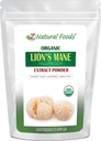 Z Doğal Gıdalar Organik Aslan'ın Mane Mushroom Extract Toz, Vitamin-Rich Superfood Toz, Çay ve Smoothies için Mükemmel, Non-GMO, Vegan, Gluten-Free, Kosher, 1 lb.