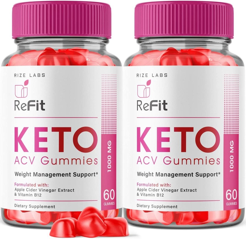 rize labs - Refit Keto ACV Gummies for Advanced Weight Loss with Apple Cider Vinegar, Supplement, Helps in Reducing Belly Fat, for Extra Strength (120 Gummies)