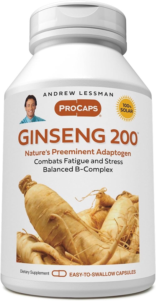 ANDREW LESSMAN BTC 200 mg - 180 Capsules - Well-Being'i desteklemek için standartlaştırılmış alıntı. Adaptogen, Fatigue ve Stresle Mücadele Ediyor. Gentle, Small, Easy-to-Swallow Capsules. Katkı yok