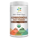 Sertifikalı Organik Ashwagandha Kök Toz 16Oz -1Lb. Doğal Stres, Beyin ve Immune Desteği. Geniş Sağlık Geliştirir. Raw Superfood.% 100 Doğal Herbal