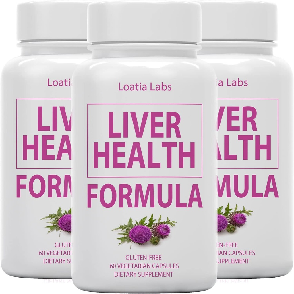 (3 Pack) Liver Health Formula, Cleanse, Detox, Flush, Tamir Fatty Liver Support, Artichoke, Milk Thistle, Dandelion, Beet, Berberine, Pure Natural Superstar Research, Vegan Capsules Supplement