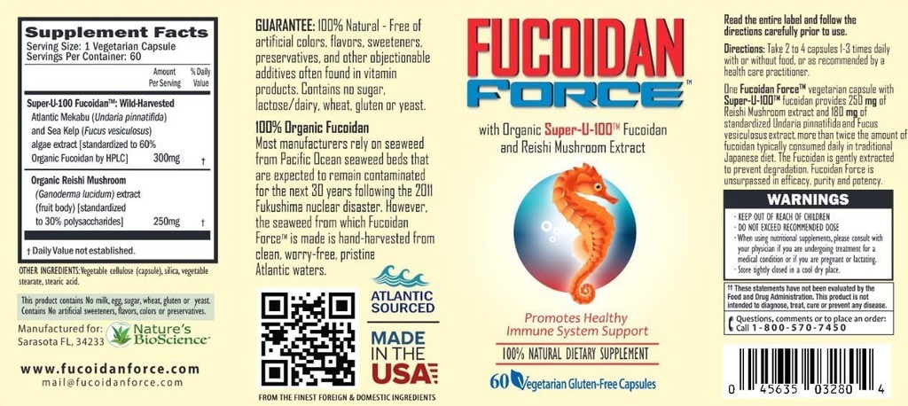 FUCOIDAN FORCE® - 24 Şişe Paket