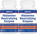 DAO Enzyme Supplement Histamine Diamine Oxidase Supplement for Smooth Digestion - Made in USA - 60 Softgels (2 Μπουκάλια)