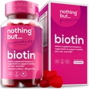 Saç Büyüme 5100 mcg için Biotin Gummies - Erkekler ve Kadınlar için Saç, Cilt ve Çiçek Vitaminleri - Folic Asit, Vitaminler A, C, E & D ve Ekstra Kuvvetler Daha Hızlı Saç ve Nail Büyüme, 60 Gummies