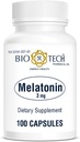 Bio-Tech Pharmacal Melatonin (3 mg, 100 Capsules)