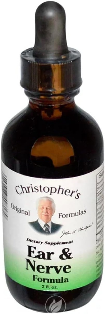 Christopher's Original Formulas Ear and Nerve Extract, Nervous System Support, 2 fl oz - Pack of 2