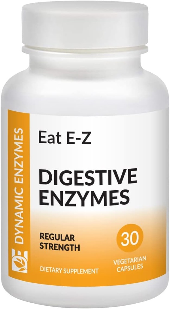 E-Z (30 Kont) Gut Health için enzymes yiyin; Anti-Bloating; Immune Support