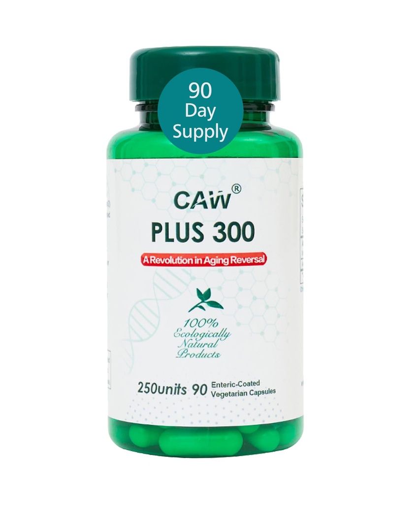 CAW different Cycloastragenol Full Dissolution Easy to Cell | Plus 300 Water-Solubtitude Cycloastragenol 90 Capsules 1 Şişe