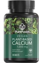 PlantFusion Vegandis, Premium Plant Temel Gıda (1000 mg) İzlanda Kızıl Algae, Plus Magnezyum, D3, K2 ve Boron, 90 Vegan Tabletler