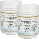 (Pack of 2) Hi Well Premium 100% Pure New Zealand Bovine Grass-Fed Colostrum 500 120 Capsules