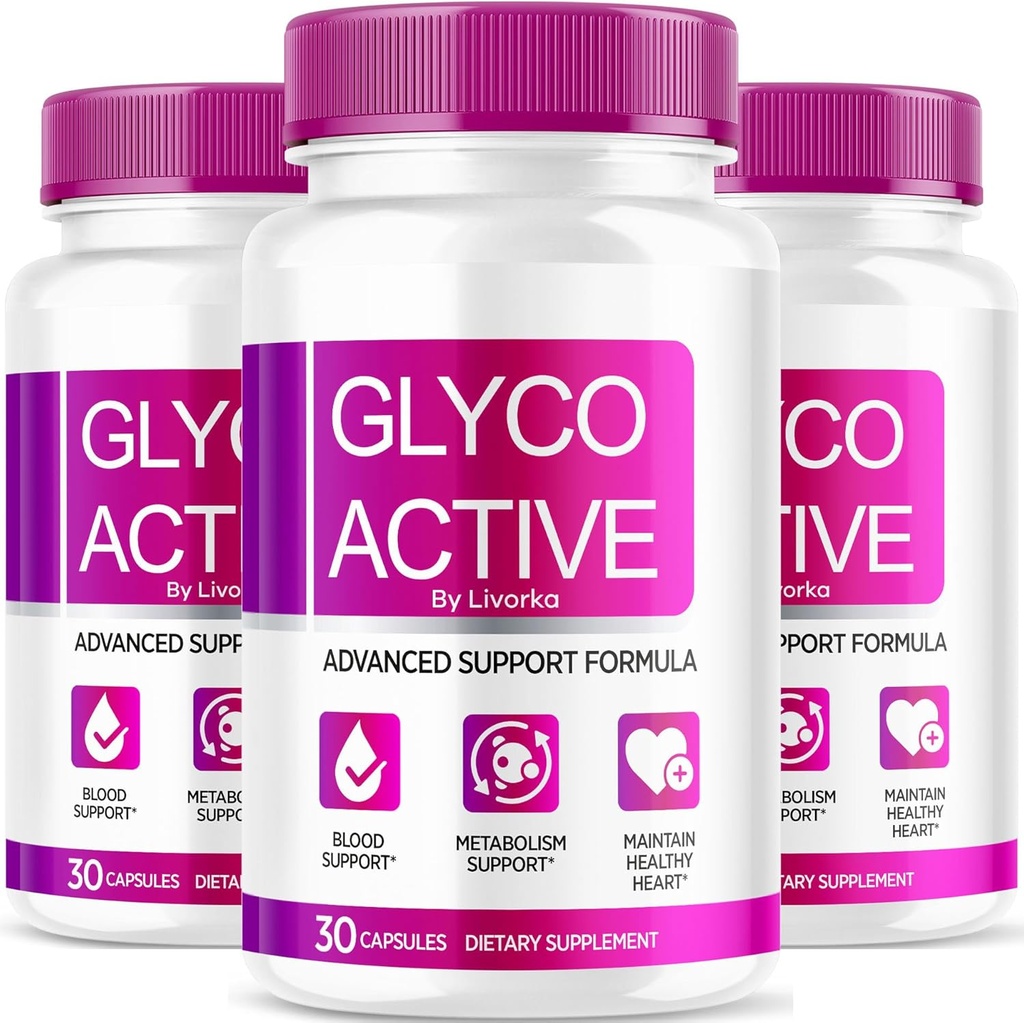 (3 Pack) Glyco Active, Glyco Active Capsules, Glyco Active Advanced Formula, Glyco Active All Natural Formula Pills, Glyco Active Capsulas Yorumları, 3 Ay Boyunca 90 Capsules