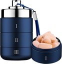 Μεταλλικό Travel Pill Organizer, Φορητό Αδιάβροχο Daily Pill Box, Μεγάλο Αλουμινίου Pill Case Container 3 φορές μια μέρα Vitamin Organizer, Καθημερινή Ιατρική Organizer για βιταμίνη, Fish Oil, Συμπλήρωμα