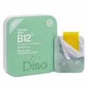DISO - Vitamin B12 - Fast-Dis çözme Oral Strips, Tiredness ve Fatigue için, Orange Mint Flavor, Vegan, Sugar Free, maximum Abxia, Gluten Free, Bireysel olarak sarsıldı 30 Dissolvable Strip