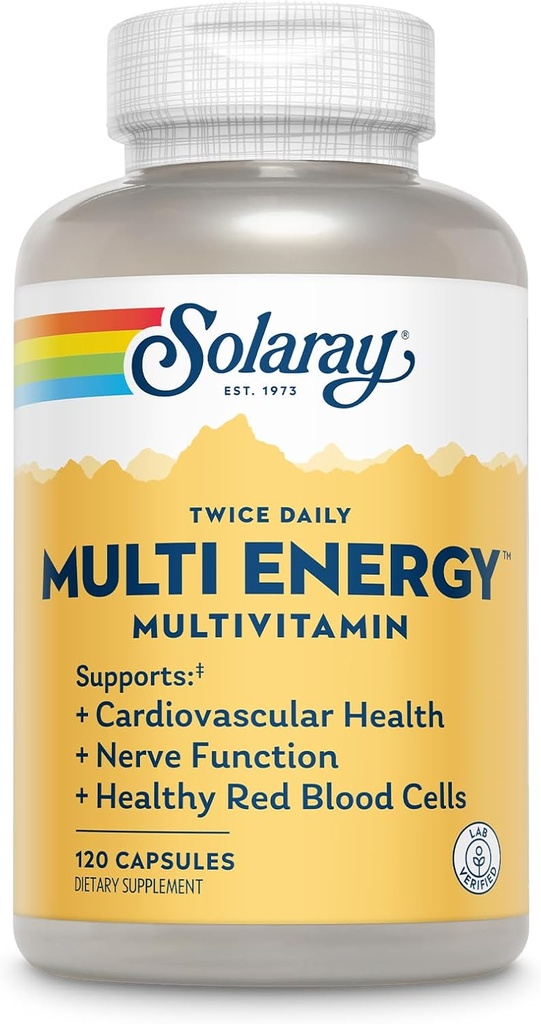 Solaray Multi Energy Two Daily, Capsule (Btl-Plastik) | 120ct