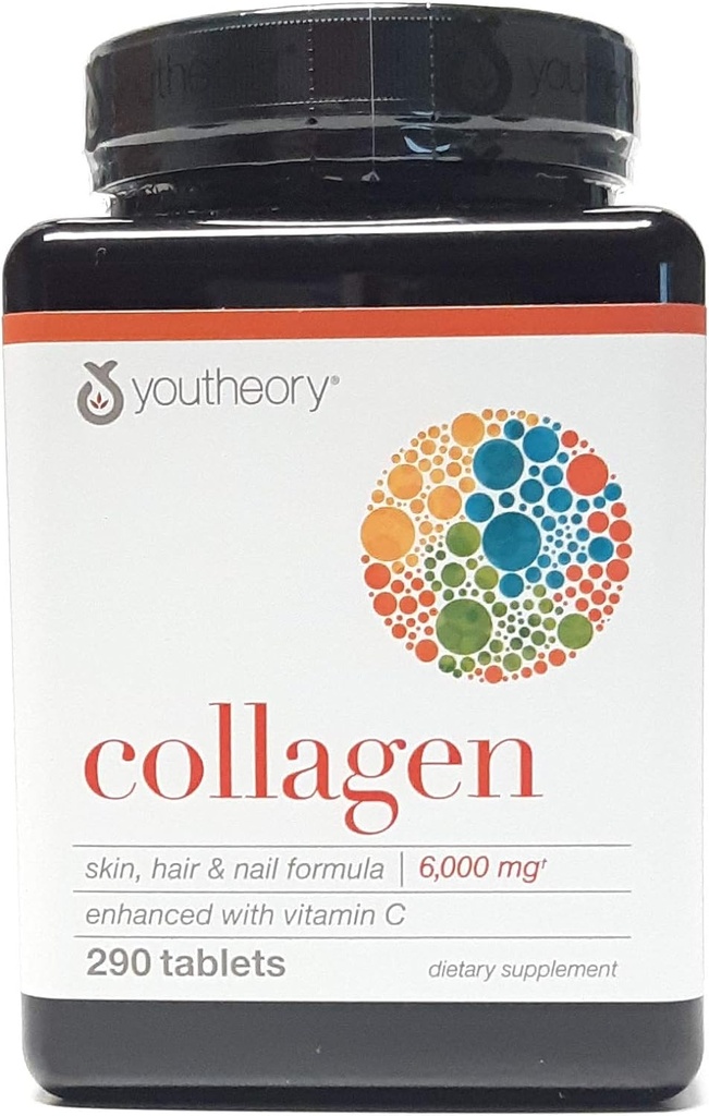 Youtheory Collagen Advanced Formula Type 1.2,3 290 ct (Pack of 3)