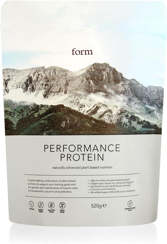 Form Performans proteini - Vegan Protein Tozu - BCAAs ve Digestive Enzymes ile birlikte Bitki bazlı protein 30g. Mükemmel Post Workout. Just Water ile harikalar! (Chocolate Hazelnut)