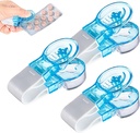 Portre Pill Taker, Pi Yükselti veya Tool Portable Pill Popper Tool, Flash Packs için Pill Popper, Portatif Seyahat Tabletleri Pills Extractor Tool Ev Gadgets (3par)