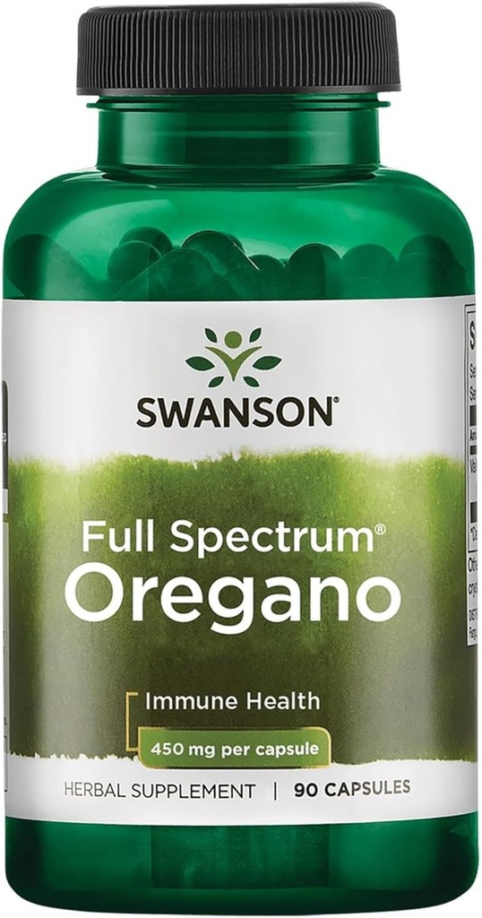 Swanson Oregano 450 Milligram 90 Capsules