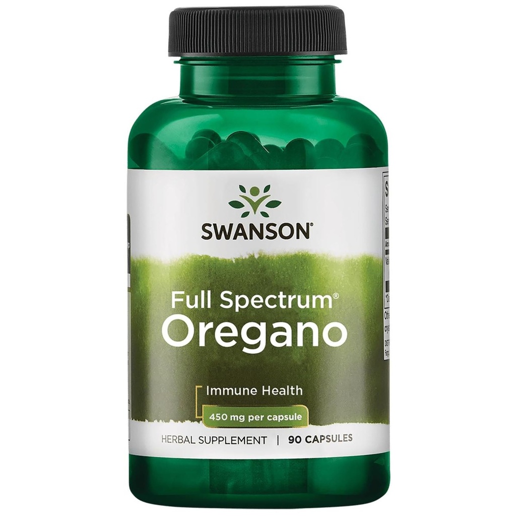 Swanson Oregano 450 Milligram 90 Capsules