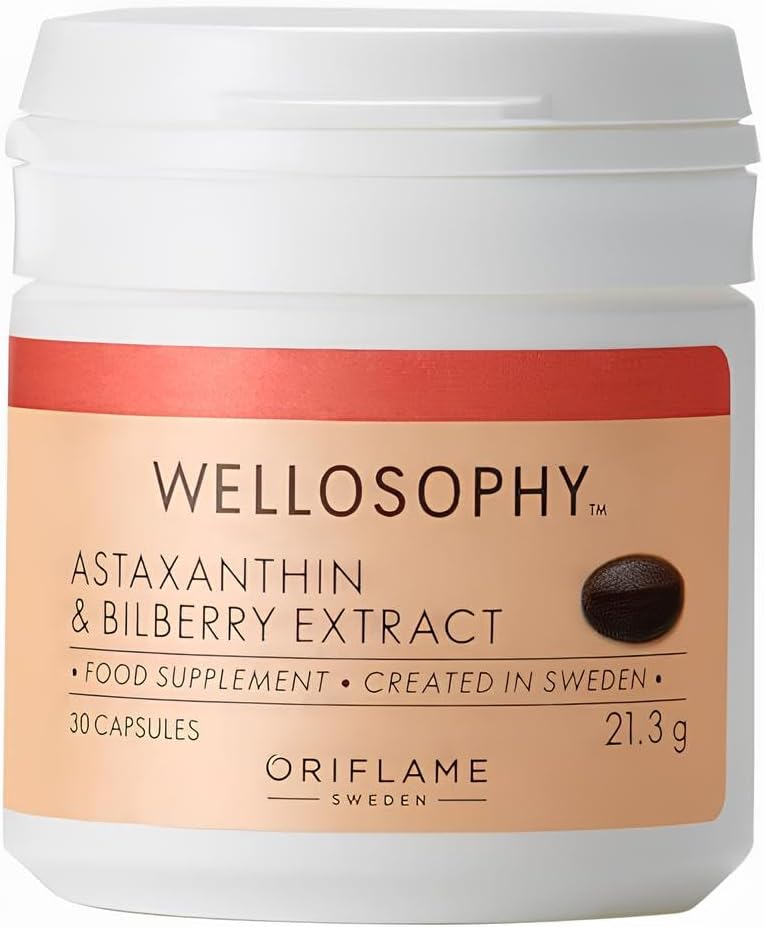 WELLOSPHY-wellness by oriflame Astaxanthin & Bilberry Extract 30 Κάψουλες