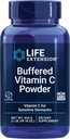 Life Extension Buffered Vitamin C Toz, Buffering Mineraller, Kalsiyum, Magnezyum Pyum ve çinko, Hassas mideler için, Gluten Free, Non-GMO, Vegetarian, 454 Grams, About 84 Servisler