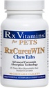 Rx Vitamins CurcuWIN Curcumin for Pets - Cat Immune Support - Dog Digestive Support - 90 ctt
