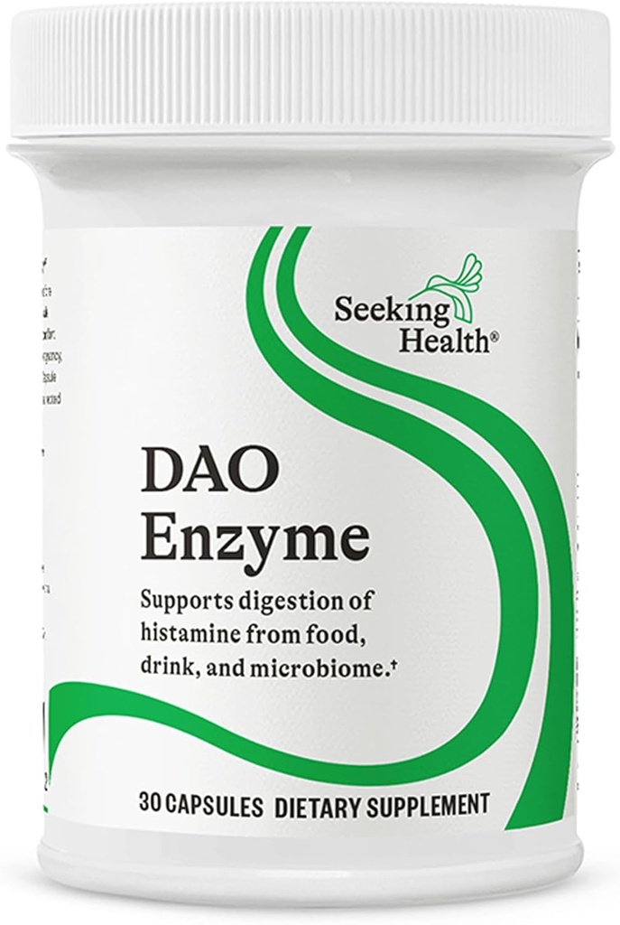 Sağlık DAO Enzyme - Eski Histamine Digest, DAO Enzyme Supplement for Histamine Food intolerance, Supports Digestive Health, Upset Stomach, Vegetarian (30 Capsules)*